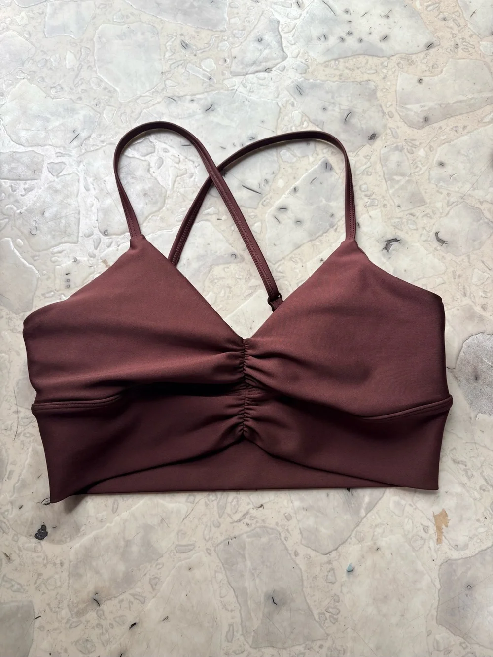Alo Yoga Airlift Sports Bra Brown – Size Medium